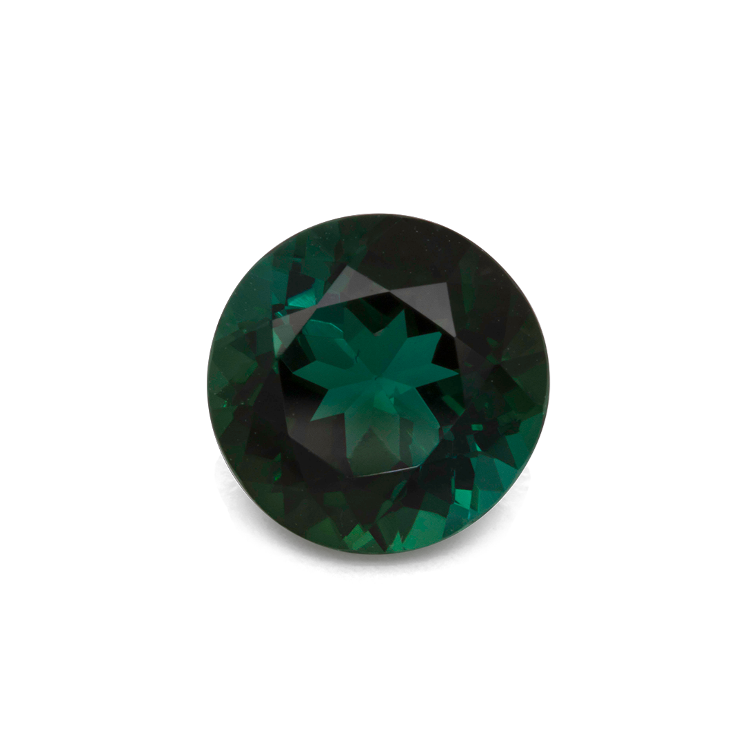 Tourmaline - green, round, 8x8 mm, 1.89 cts, No. TR99020