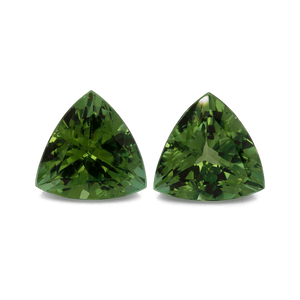 Tourmaline - green, triangle, 10x10 mm, 6.00 cts, No. TR99010