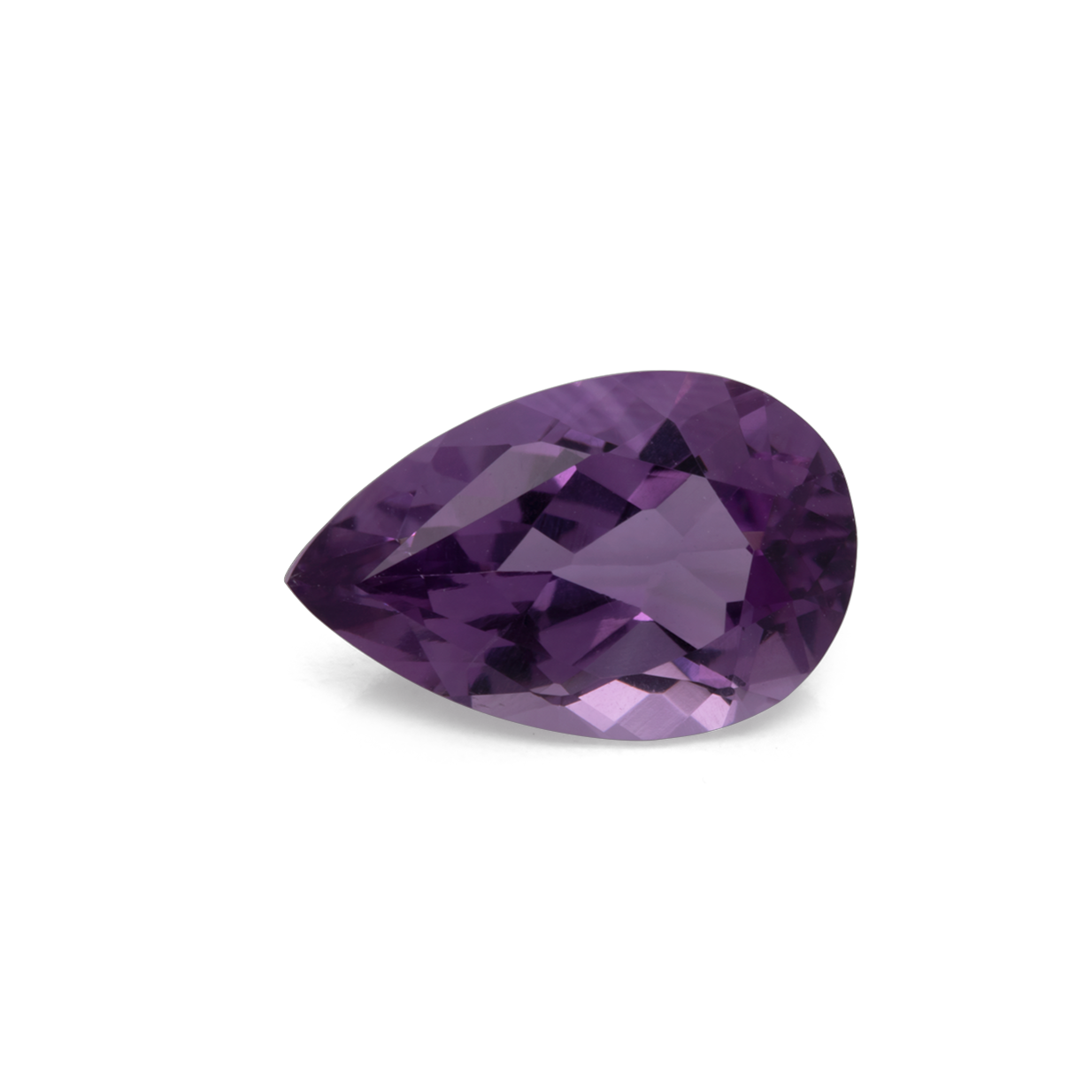 Amethyst - purple, pearshape, 11x7 mm, 1.60-1.99 cts, No. AMY65001
