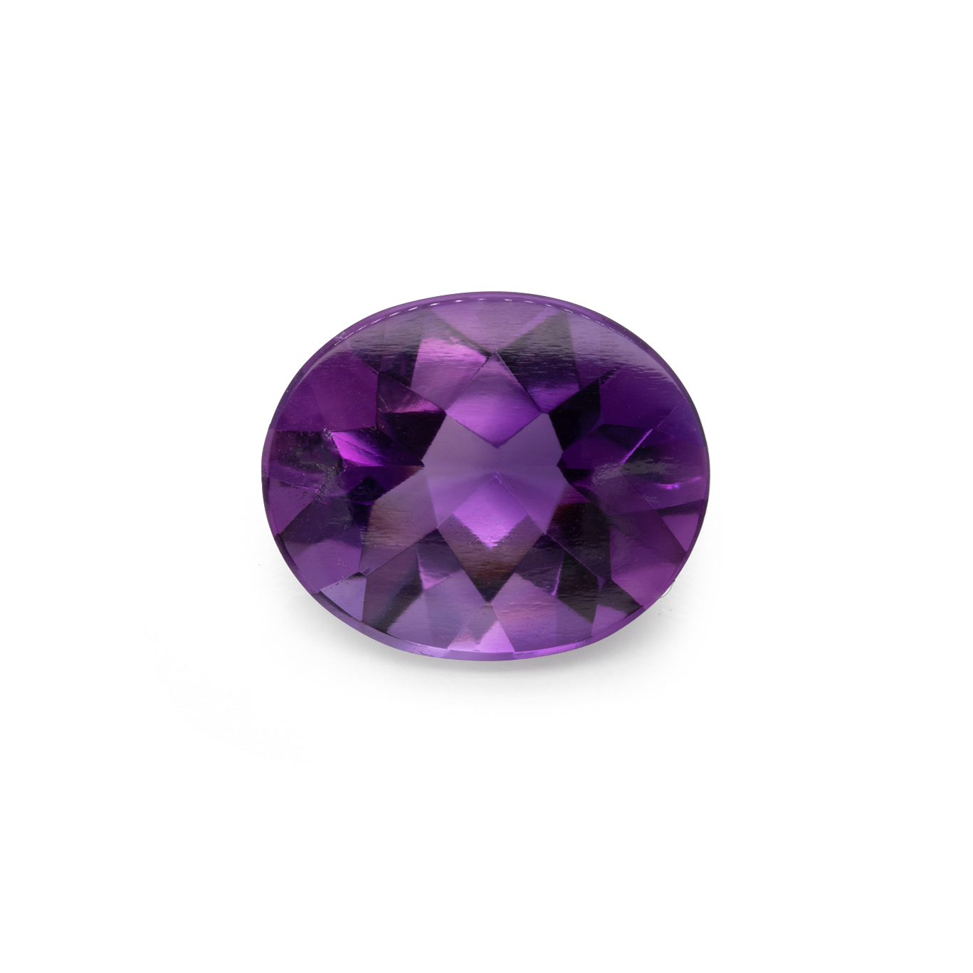 Amethyst - lila, oval, 12x10 mm, 3.42 cts, Nr. AMY77001