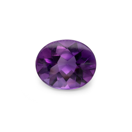 Amethyst - lila, oval, 12x10 mm, 3.42 cts, Nr. AMY77001