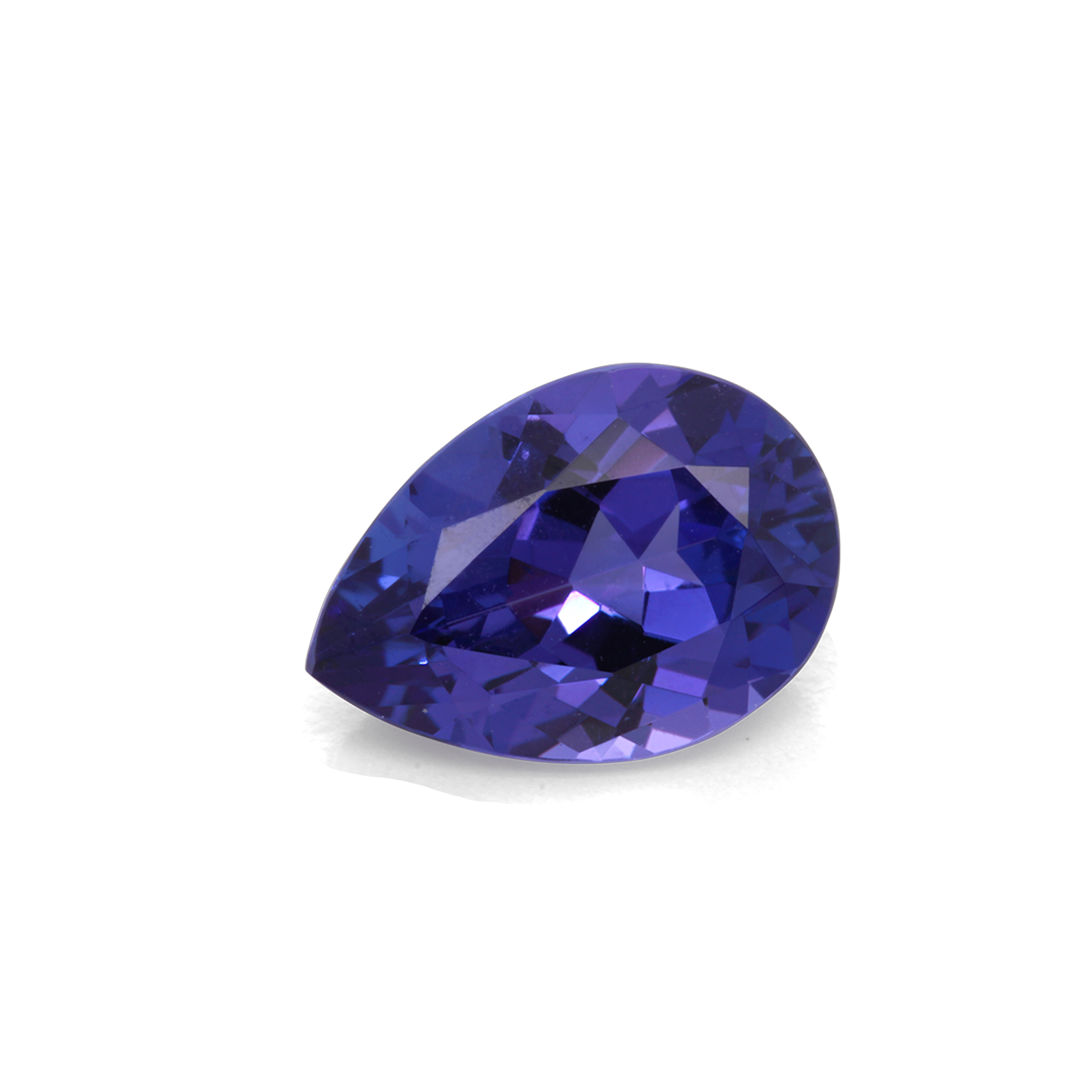 Tansanit - blau, birnform, 10x7 mm, 1.90 cts, Nr. TZ10203
