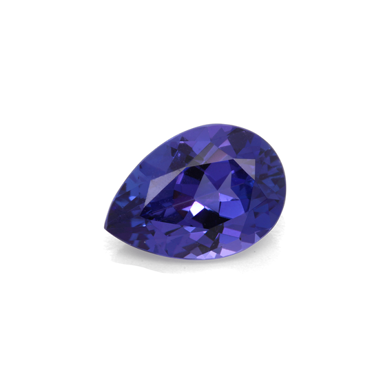 Tansanit - blau, birnform, 10x7 mm, 1.90 cts, Nr. TZ10203