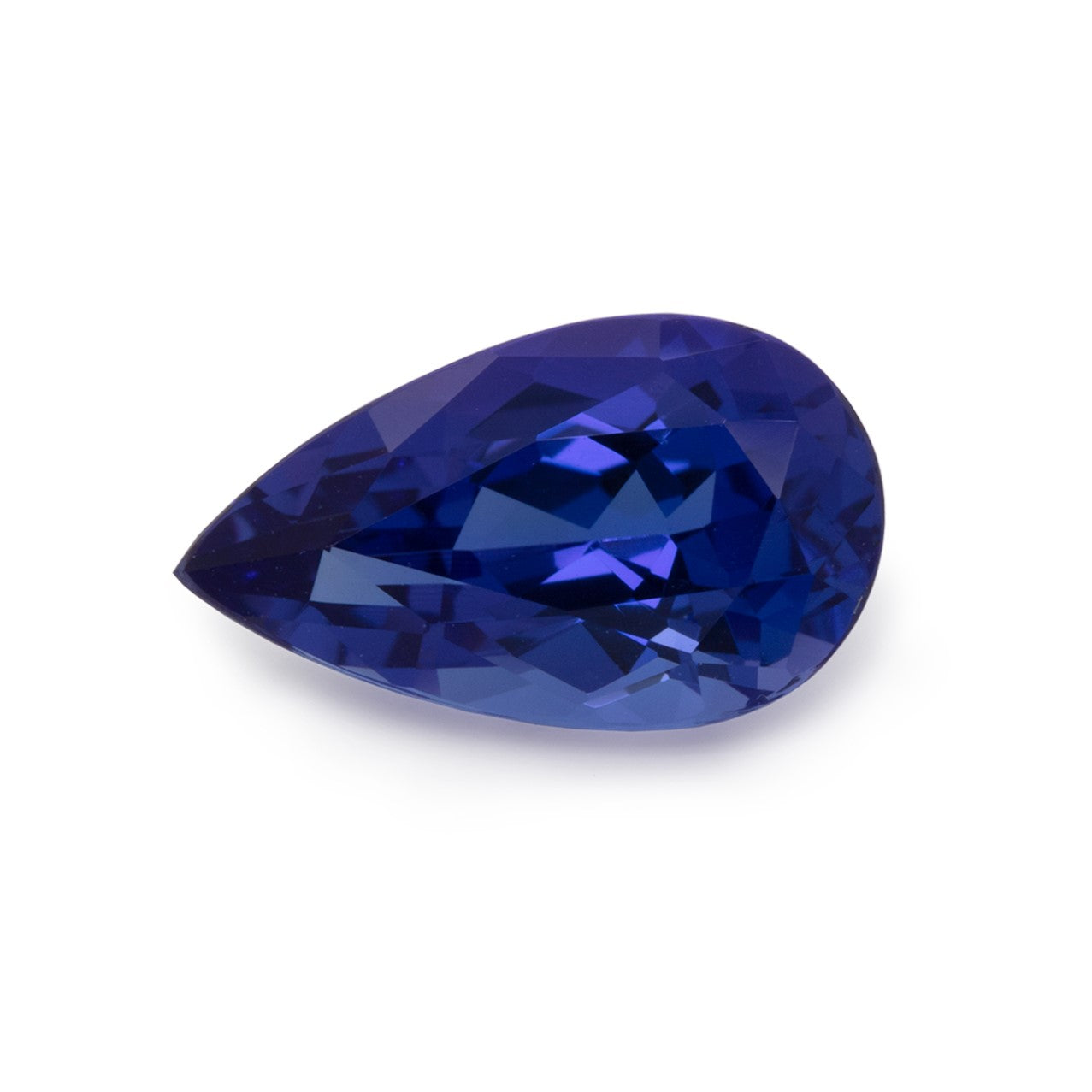 Tansanit - blau, birnform, 11,3x6,5 mm, 2,28 cts, Nr. TZ40003