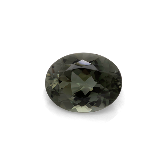 Turmalin - grau, oval, 13x10 mm, 5,41 cts, Nr. TR991252