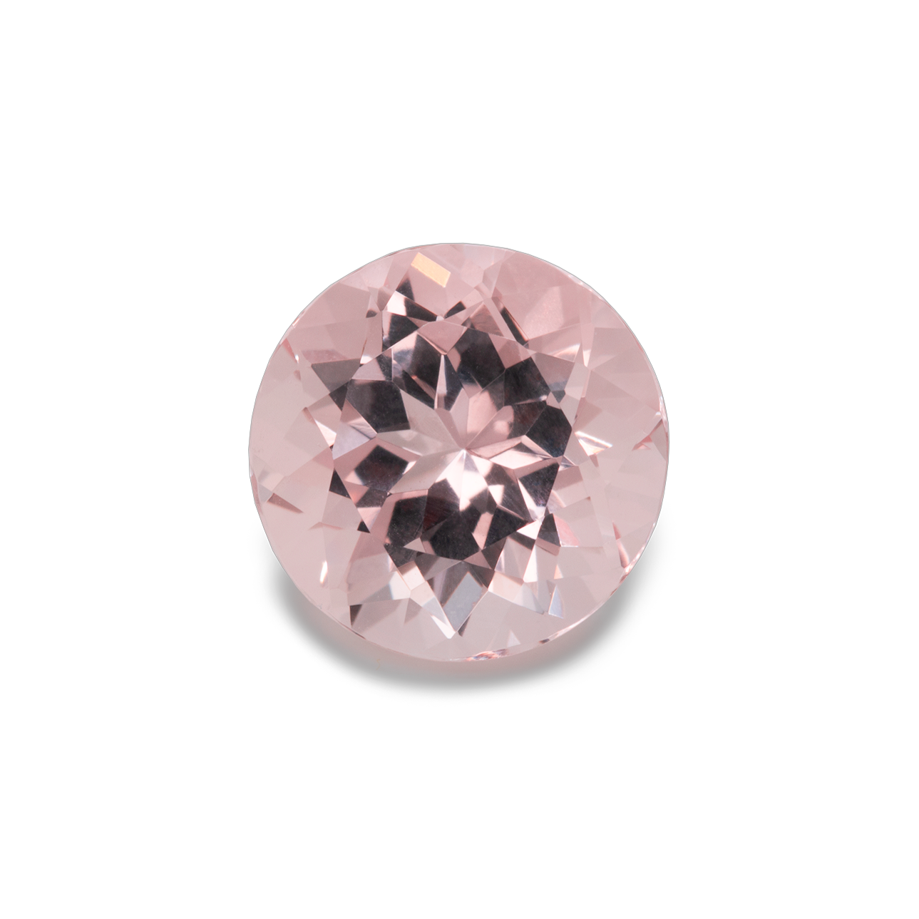 Morganite - pink, round, 10x10 mm, 3.50 cts, No. MO14001