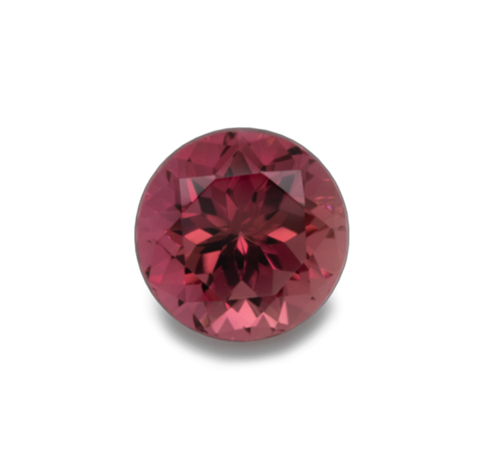 Tourmaline - pink, round, 7x7 mm, 1.18-1.30 cts, No. TR80003
