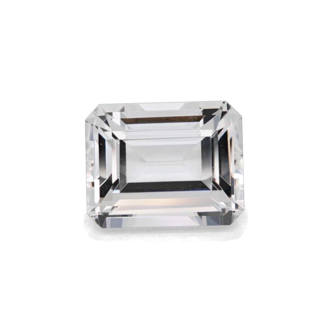 Beryll - weiß, achteck, 10x8 mm, 3,38 cts, Nr. BY90022