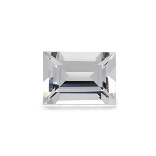 Beryll - weiß, rechteck, 7x5 mm, 0,89-0,96 cts, Nr. BY90017