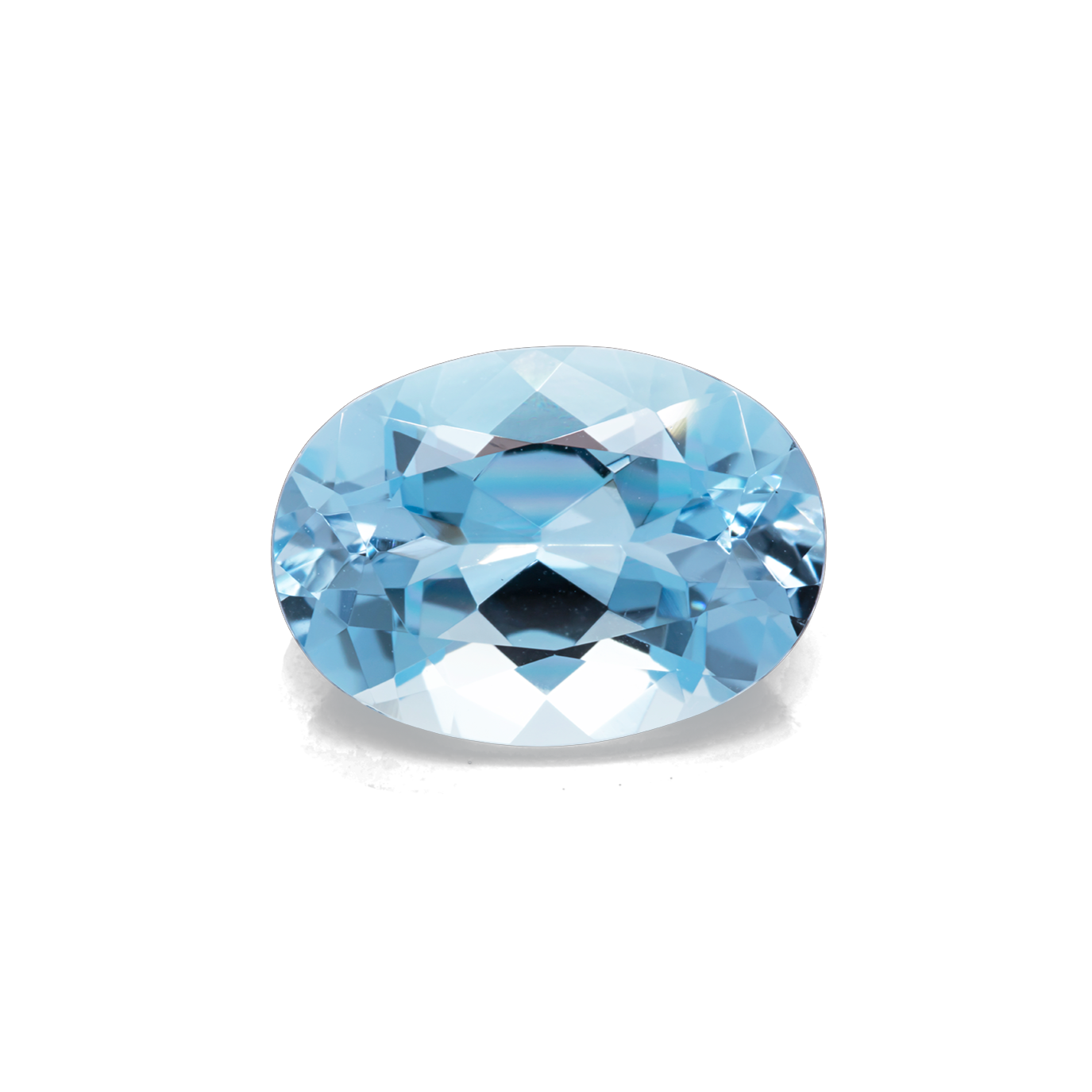 Aquamarine - AAA, oval, 12.5x9.1 mm, 3.97 cts, No. A99023