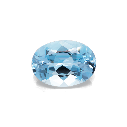 Aquamarin - AAA, oval, 12,5x9,1 mm, 3,97 cts, Nr. A99023