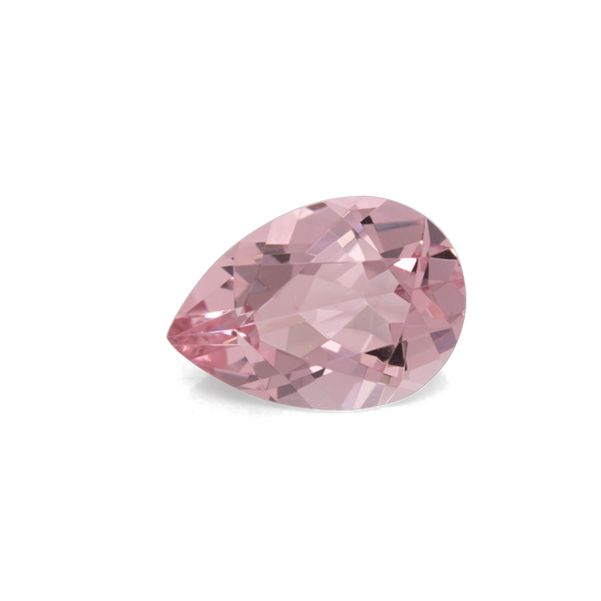 Morganite - pink, pearshape, 7x5 mm, 0.55 cts, No. MO32003