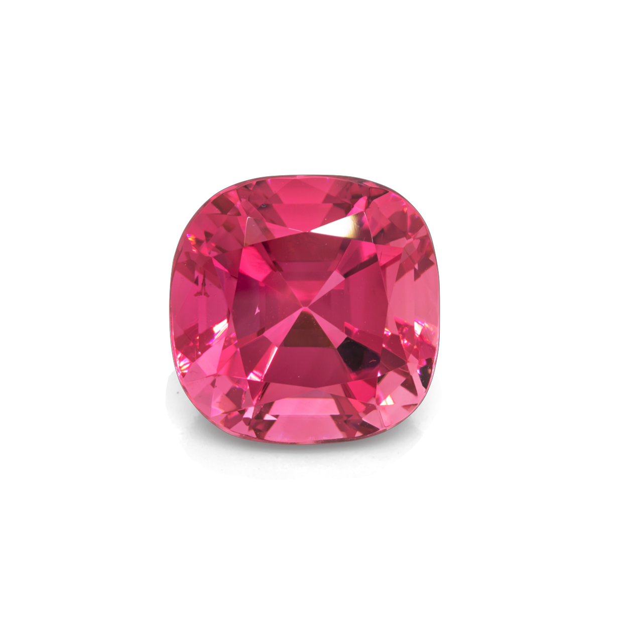 Tourmaline - pink, cushion, 12x12 mm, 7.49 cts, No. TR99015
