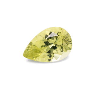 Chrysoberyl - yellow, pearshape, 13x9 mm, 4.31 cts, No. CHB10004