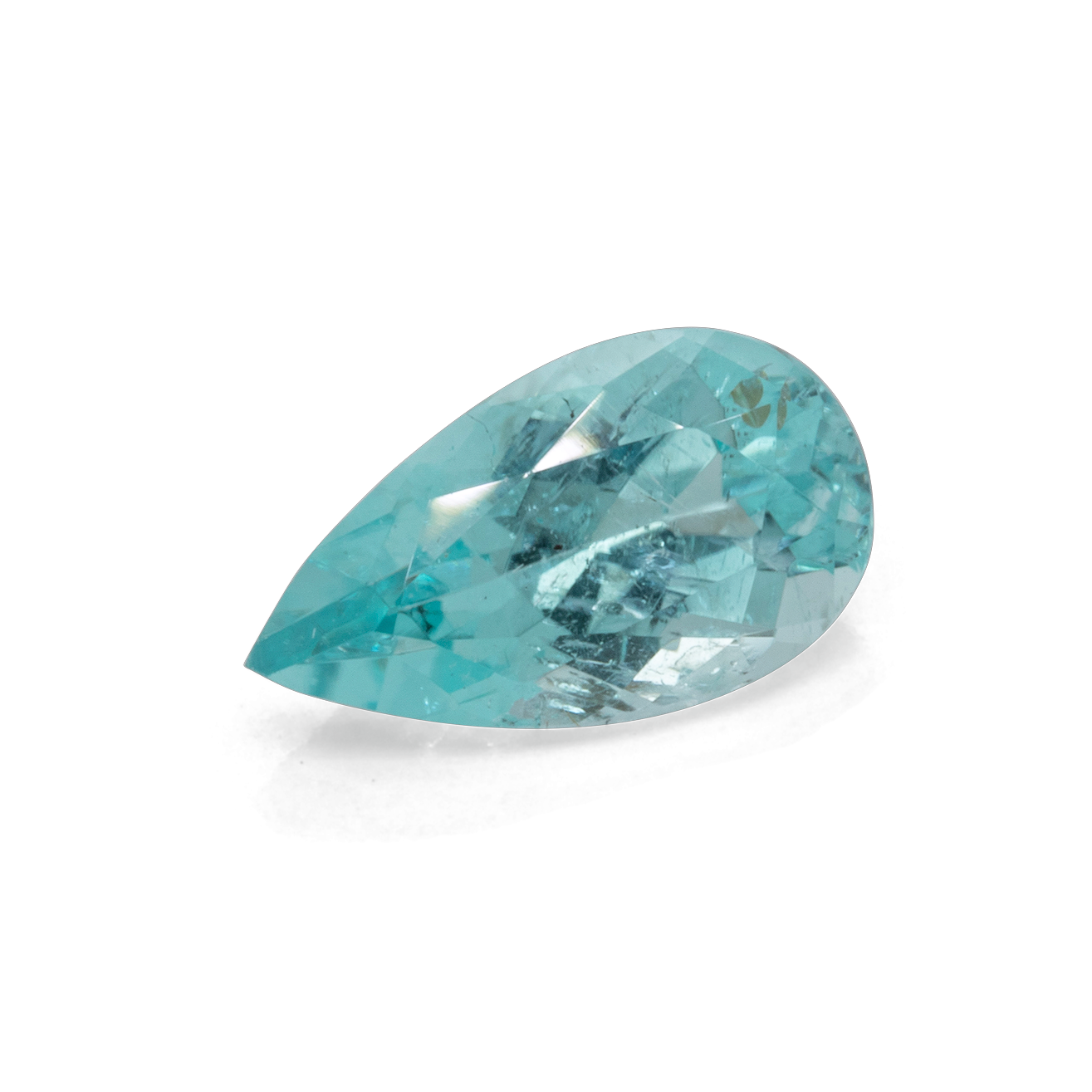 Paraiba Turmalin - blau, birnform, 8.8x5 mm, 0.88 cts, Nr. PT90012