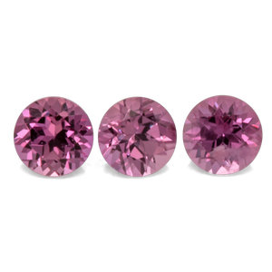 Sapphire - red/pink, round, 2x2 mm, approx. 0.04 cts, No. XSR11172