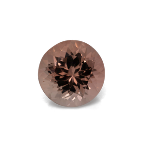 Turmalin - cognac, rund, 11,5x11,5 mm, 5,69 cts, Nr. TR991010