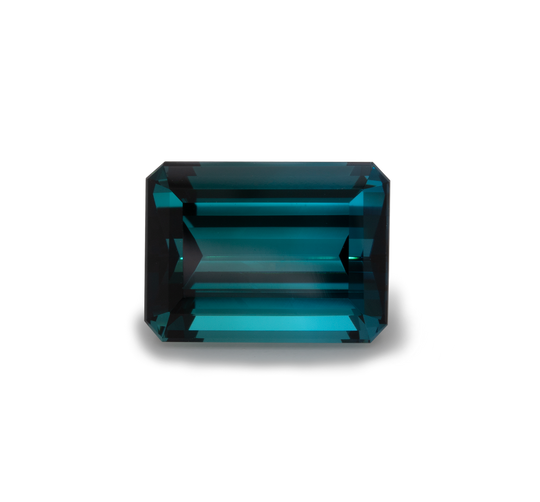 Tourmaline - blue/green, octagon, 11.5x8.5 mm, 4.84 cts, No. TR23001