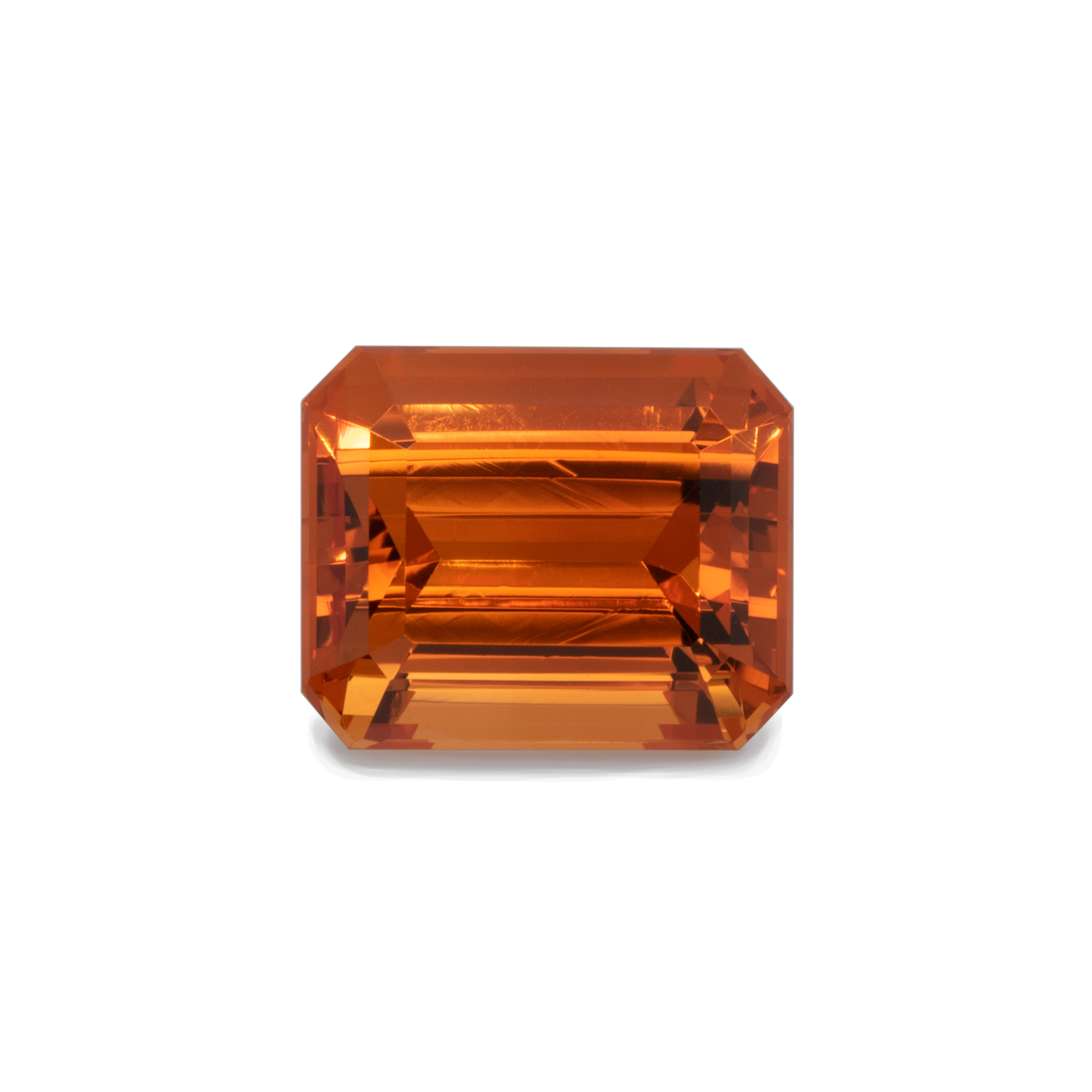 Mandarin Garnet - orange, octagon, 11x9 mm, 7.07 cts, No. MG50002