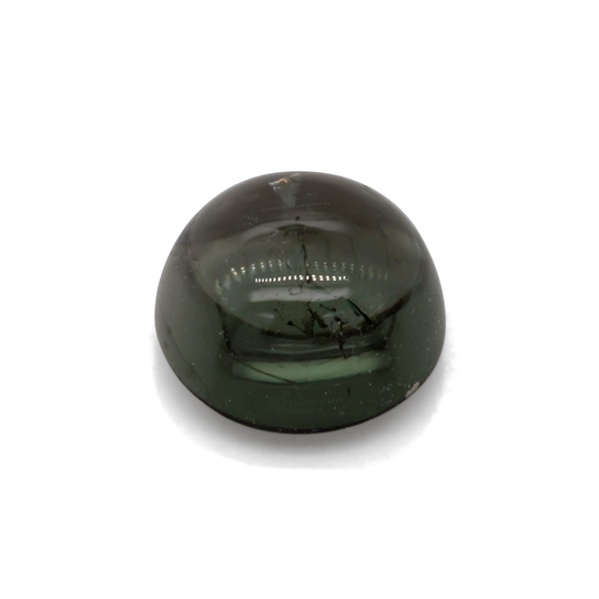 Turmalin - grau, rund, 5.3x5.3 mm, 0.74 cts, Nr. TR99109