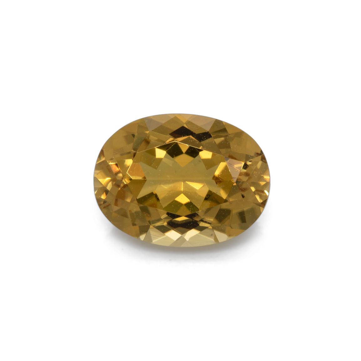 Tourmaline - yellow, oval, 8x6.1 mm, 1.31 cts, No. TR101330