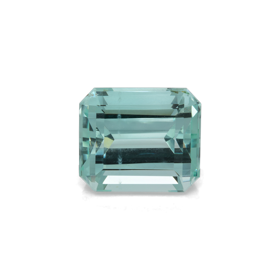 Beryll - grün, achteck, 10,2x8,7 mm, 4,03 cts, Nr. BY90030