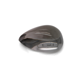 Turmalin - grau, birnform, 8,4x5,2 mm, 1,46 cts, Nr. TR99111