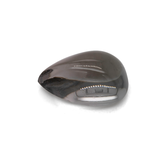 Tourmaline - grey, pearshape, 8.4x5.2 mm, 1.46 cts, No. TR99111