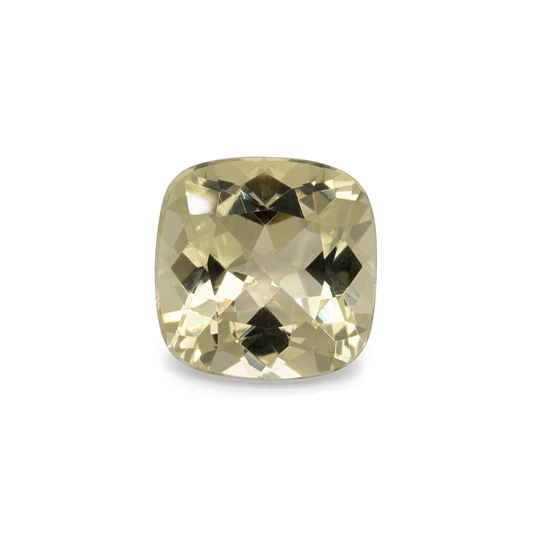Beryll - antik, gelb, 10x10 mm, 3,84 cts, Nr. BY90032