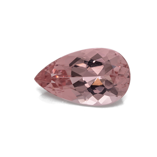 Morganite - pink, pear-shaped, 15.5x9 mm, 4.72 cts, No. MO32011