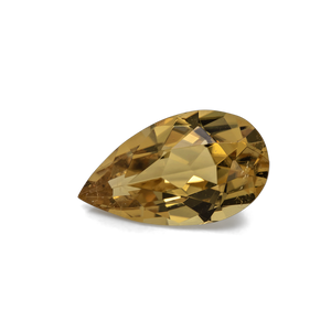Tourmaline - yellow, pearshape, 8.9x5.1 mm, 0.93 cts, No. TR101322