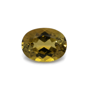 Tourmaline - yellow, oval, 8x6 mm, 1.31 cts, No. TR101328