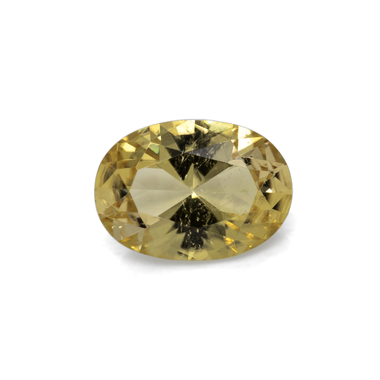 Tourmaline - yellow, oval, 7.1x5 mm, 0.70 cts, No. TR101326