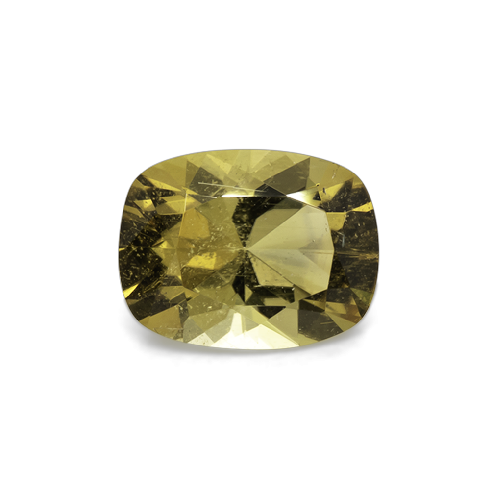 Turmalin - gelb, antik, 7,9x6,1 mm, 1,25 cts, Nr. TR101323