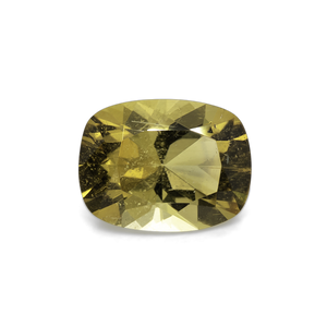 Tourmaline - yellow, cushion, 7.9x6.1 mm, 1.25 cts, No. TR101323