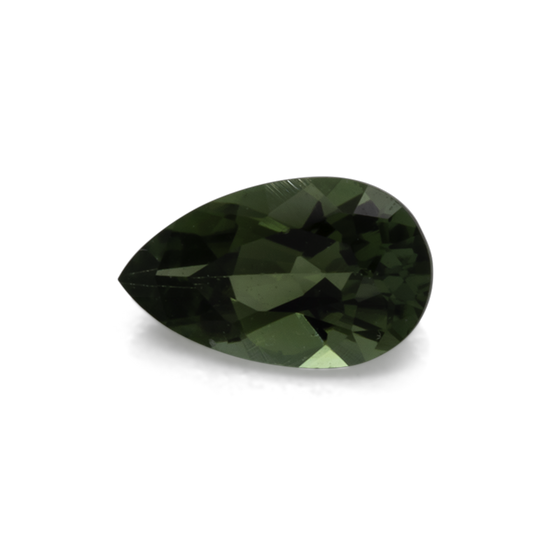 Tourmaline - green, pearshape, 5x3 mm, 0.18-0.20 cts, No. TR991022