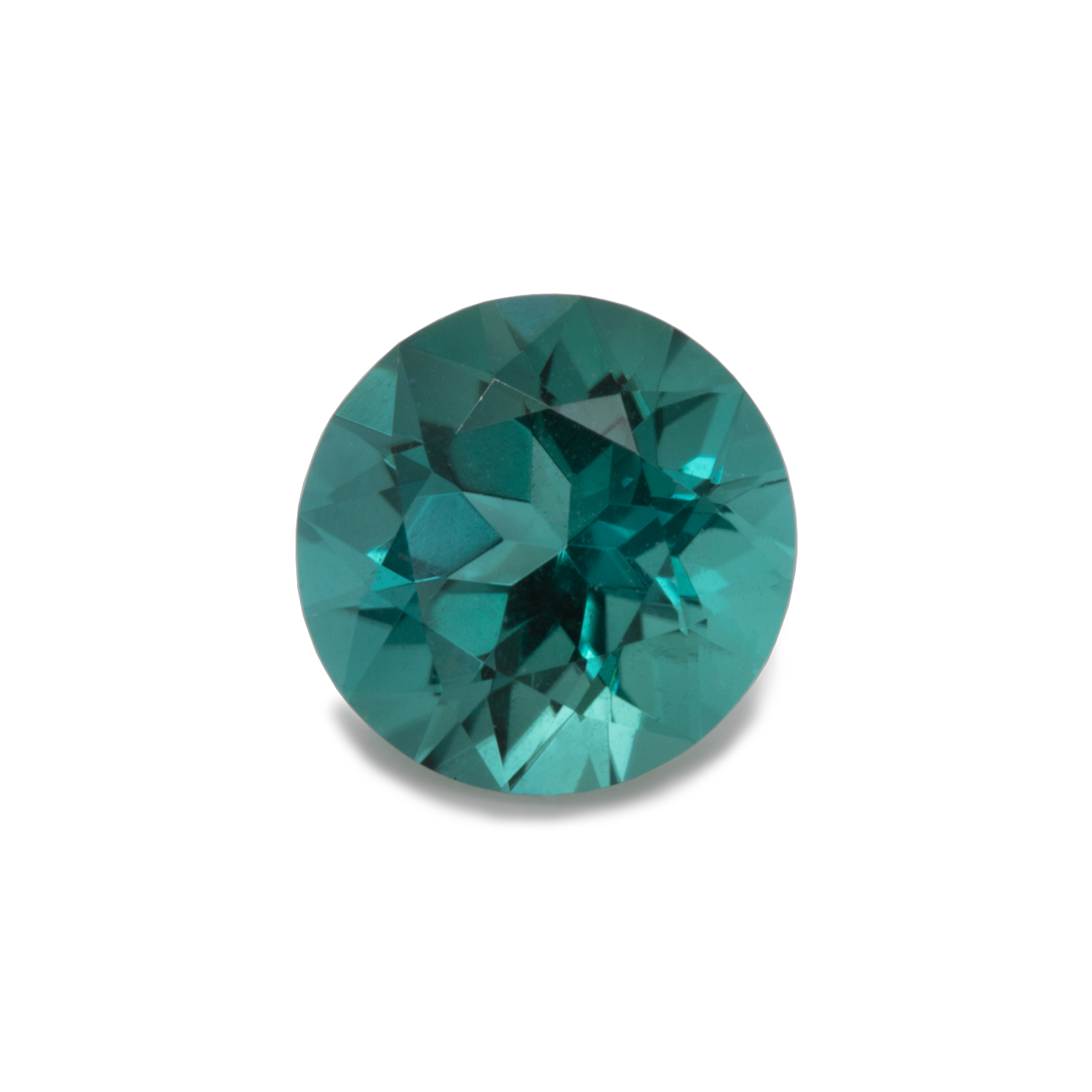 Turmalin - blau & grün, 4,7x4,7 mm, 0,37-0,41 cts, Nr. TR34001