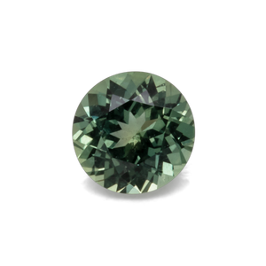 Saphir - blau/grün, rund, 4,7x4,7 mm, 0,49 cts, Nr. XSR11184