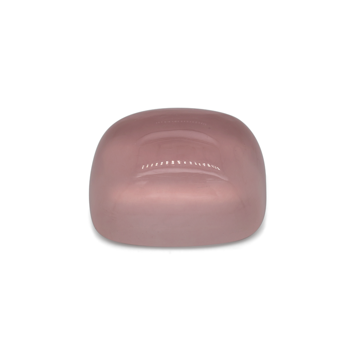 Rose quarz - pink, cushion, 21x17.8 mm, 33.69 cts, No. RO00009