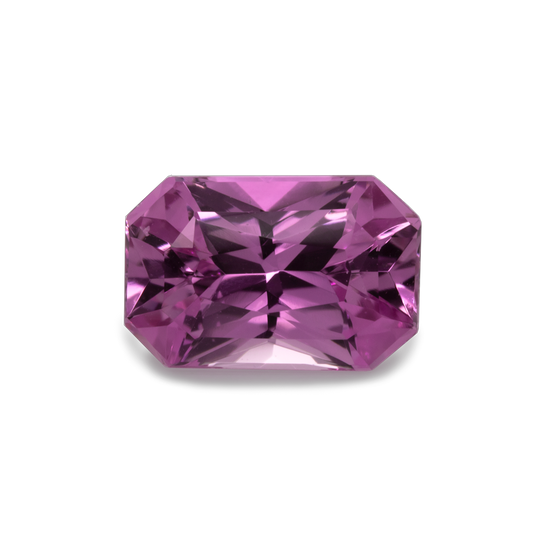 Saphir - rosa&lila, achteck, 6x4 mm, 0.60-0.65 cts, Nr. SR10001
