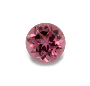 Tourmaline - pink, round, 6x6 mm, 0.79-0.92 cts, No. TR60002