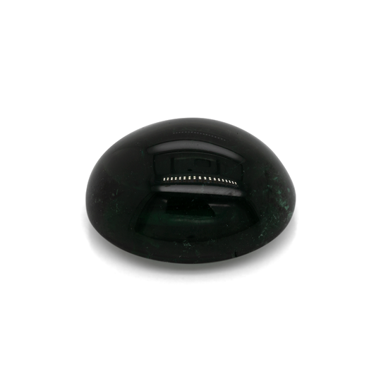 Turmalin - grün, oval, 16x13 mm, 12,78 cts, Nr. TR991030