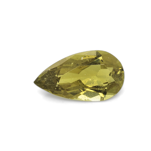 Turmalin - gelb, birnform, 8,7x4,9 mm, 0,78 cts, Nr. TR101331