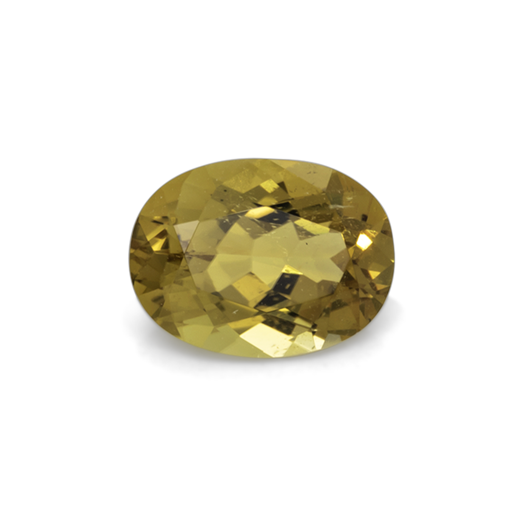 Tourmaline - yellow, oval, 8x6 mm, 1.30 cts, No. TR101327