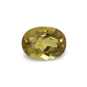 Tourmaline - yellow, oval, 8x6 mm, 1.30 cts, No. TR101327