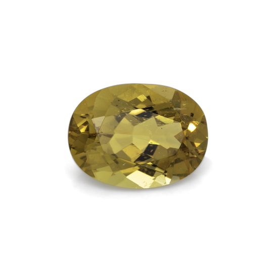 Tourmaline - yellow, oval, 8x6 mm, 1.30 cts, No. TR101327