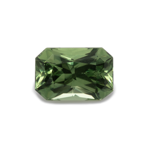 Sapphire - green, octagon, 6x4 mm, 0.75-0.80 cts, No. SR10003