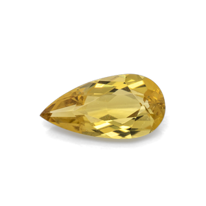 Tourmaline - yellow, pearshape, 10x5 mm, 1.03 cts, No. TR101332