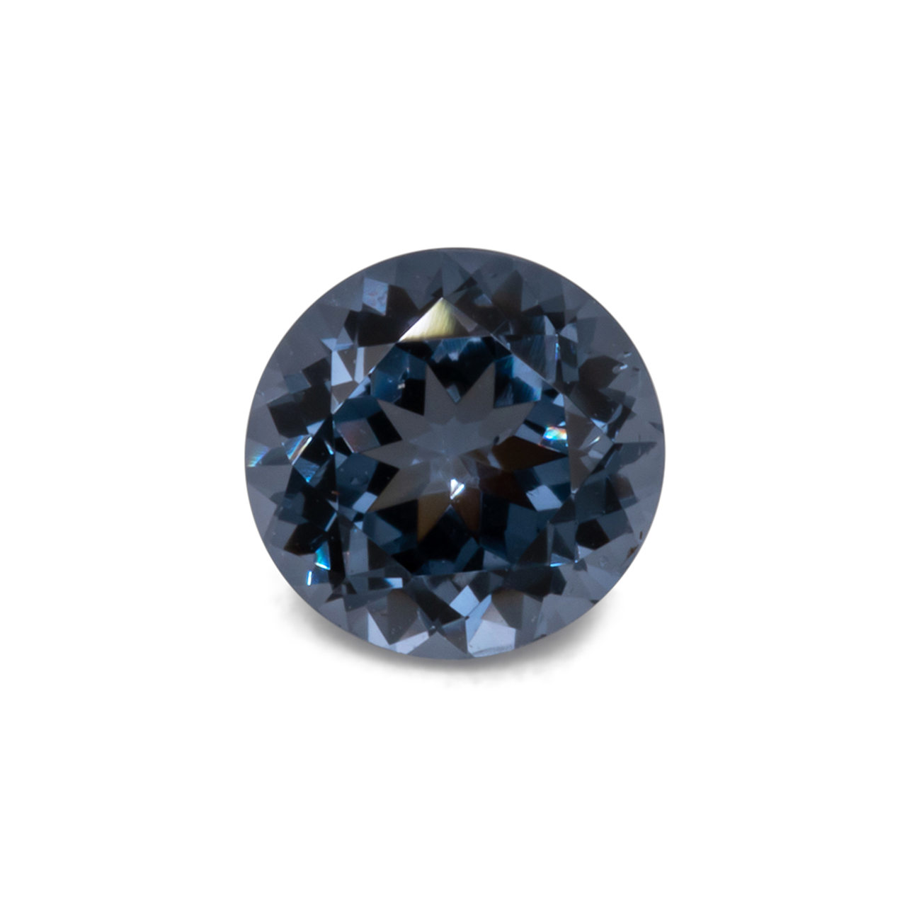 Spinell - blau, rund, 5x5 mm, 0,54 cts, Nr. SP90006