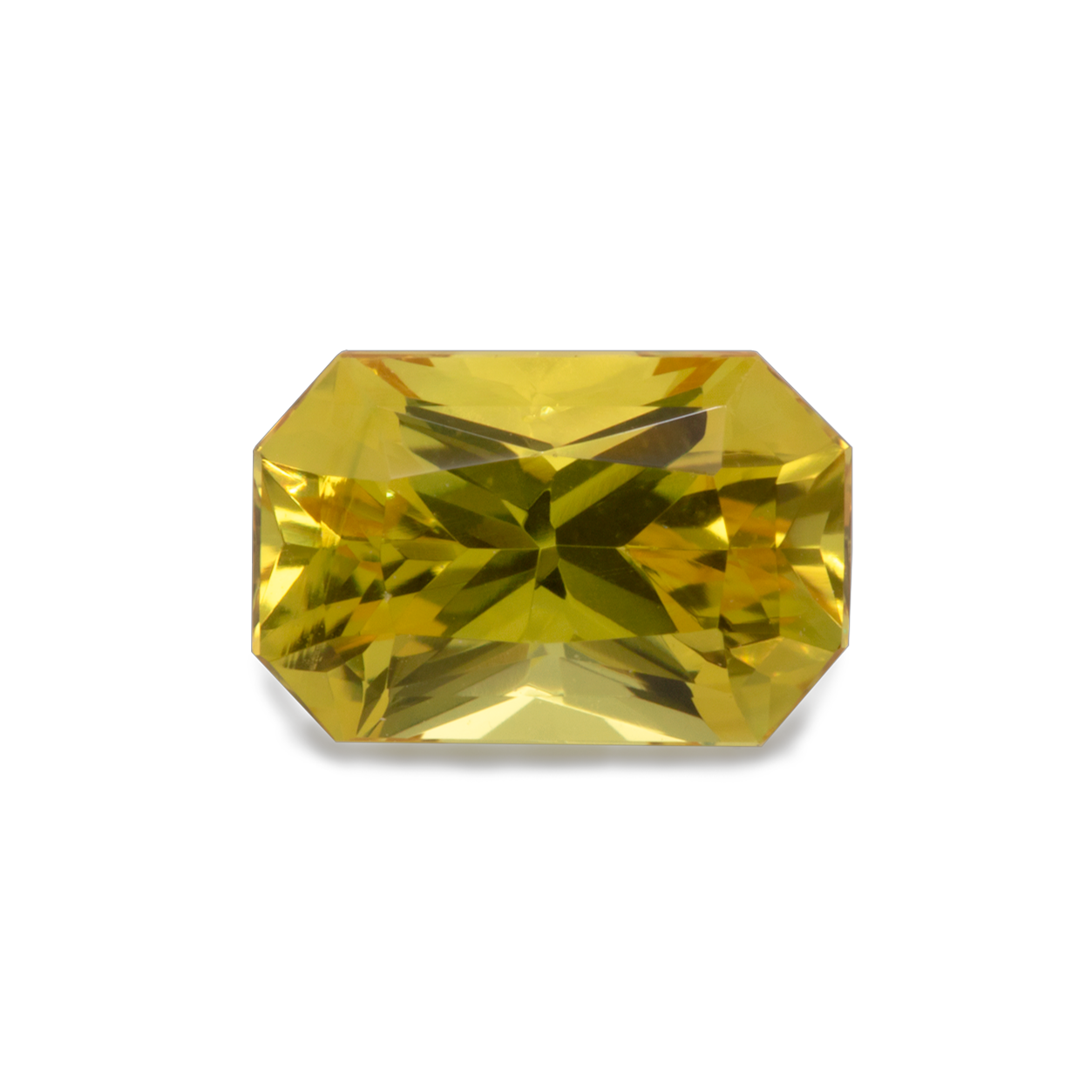 Saphir - gelb, achteck, 6x4 mm, 0,70-0,75 cts, Nr. SR10004